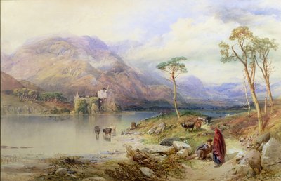 Castello di Kilchurn sul Loch Awe da Thomas Miles Richardson